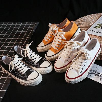 1970er Low-Top Canvas-Schuhe, Damen Harajuku Streetstyle Retro-Sneaker, Douyin-Trend, Sommer A07