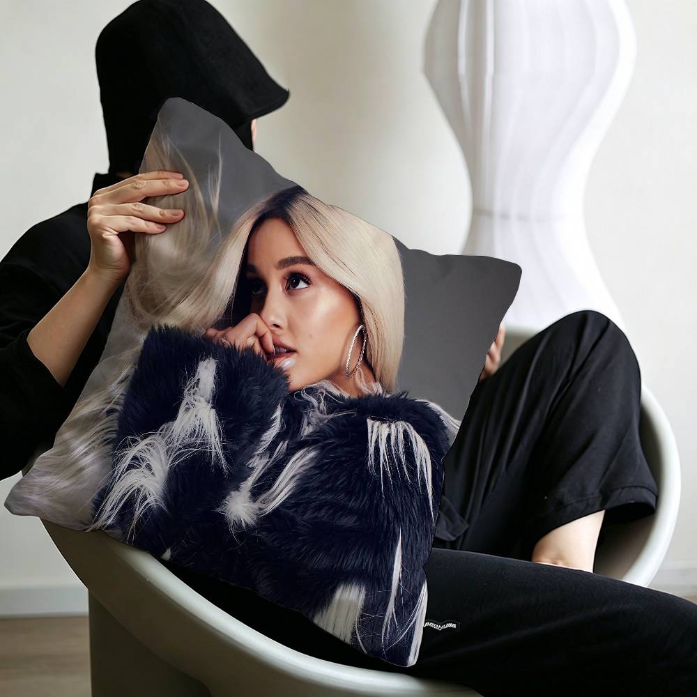 Pop Singer AAriana GGrande Maple Design Cushion Cover Happy Autumn Harvest decor Holiday Decorati Pillow Cover