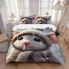 3pcs Winter Wonderland Mouse Bedding Set - Includes One Quilt Cover and Two Pillowcases (No Core) - Festive Gift for Bedroom Decor - Anime C