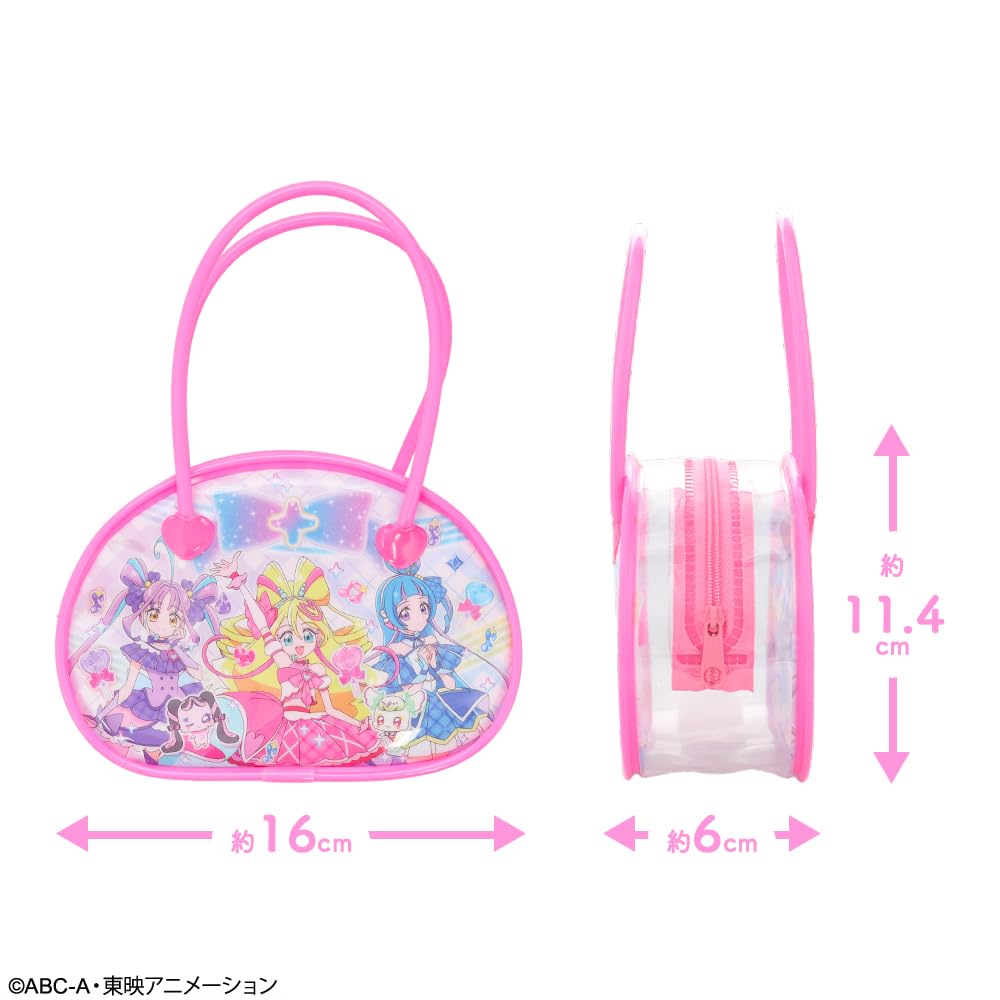 Shobido Kimi To Idol PreCure Outing Set (Pink) Hairbrush & Mirror Set PreCure Merchandise