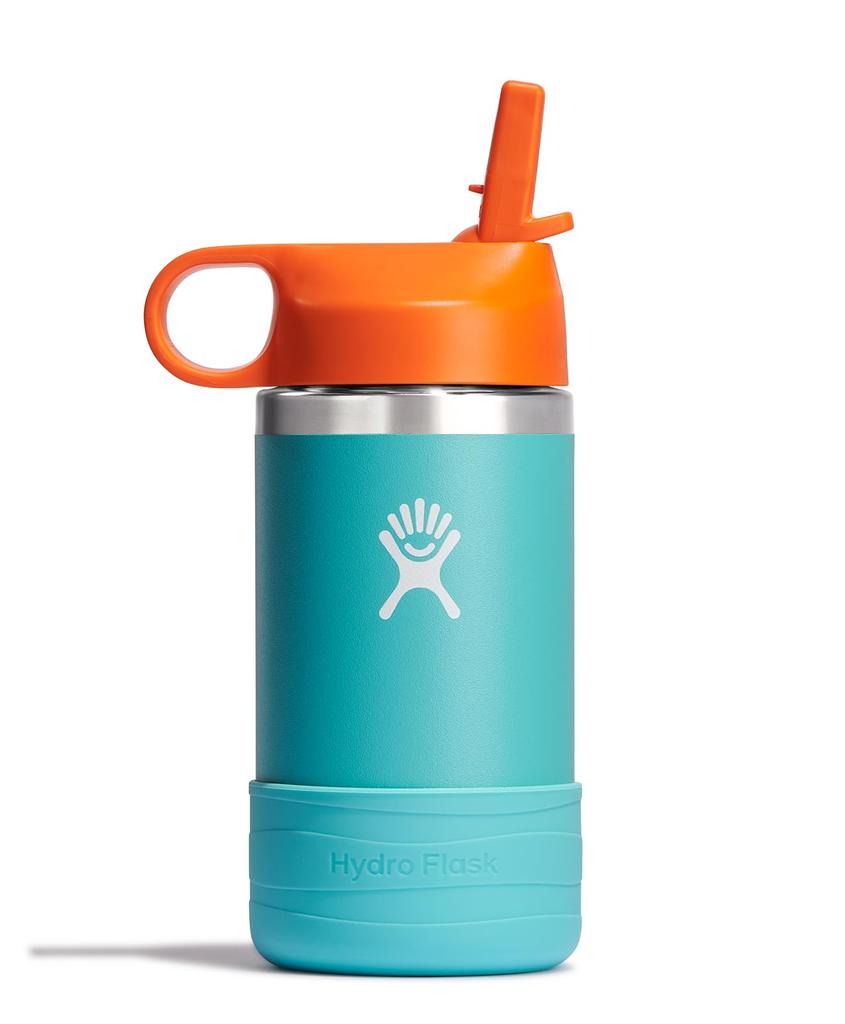 Kids' Stainless Steel Wide Mouth Bottle, 12oz (354ml), Seaspray Insulated Water Bottle (Official Japanese Product)