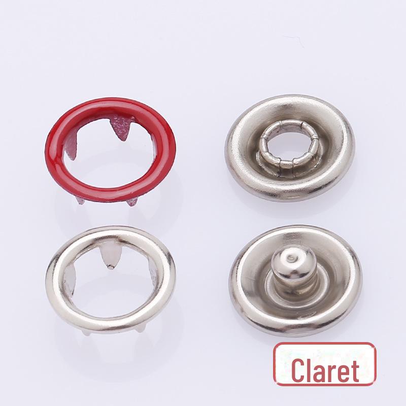 9.5MM Stainless Steel Colorful Baby Clothes Snap Button