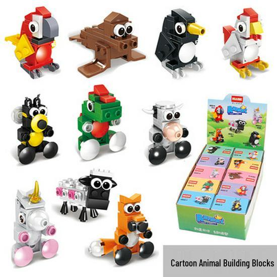 Large Particle Animal Building Blocks - Children's Educational Toys
