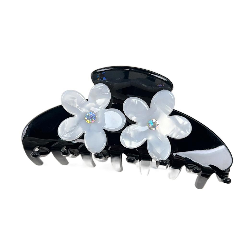 Headwear Butterfly Hair Claw Rhinestone Large Shark Clip Fashion Acetate Hair Crab Clip  Streetwear