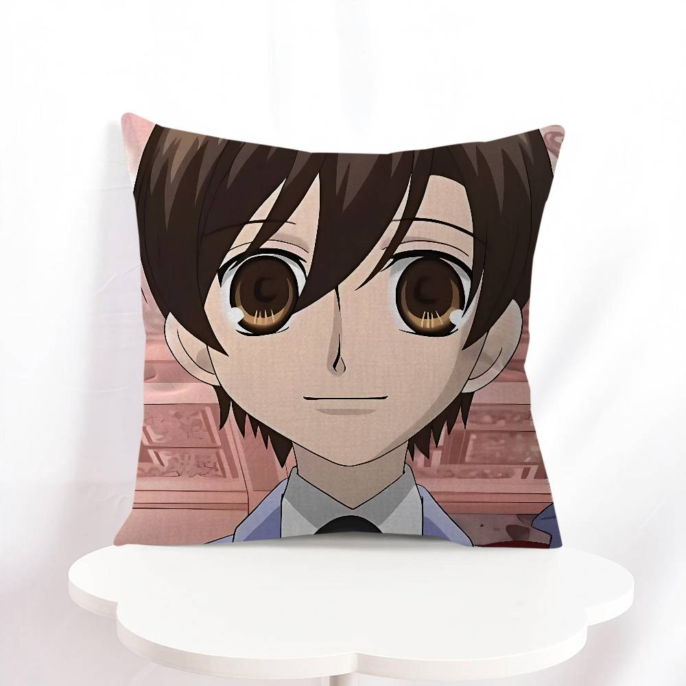 H-Haruhi Fujioka Cartoon Ahornblatt Design Kissenbezug Fröhliche Herbsternte Dekor Feiertagsdekor Kissenbezug