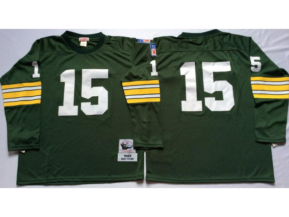 Винтажный джерси Зала славы Green Bay Packers #92, #5, #15, #66 M