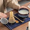 Japanese Matcha Tea Set Safe Bamboo Whisk Teaspoon Tea Sets Matcha Bowl Matcha Whisk Holder for Tea Lovers Tea-Making Tools