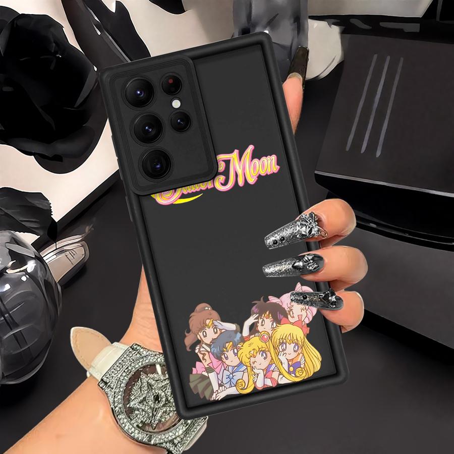 Cartoon Sailor Moon Phone Cover Case for Samsung Galaxy S25 S22 Plus Note 20 Ultra S20 FE S25 S23 S24 Ultra S21