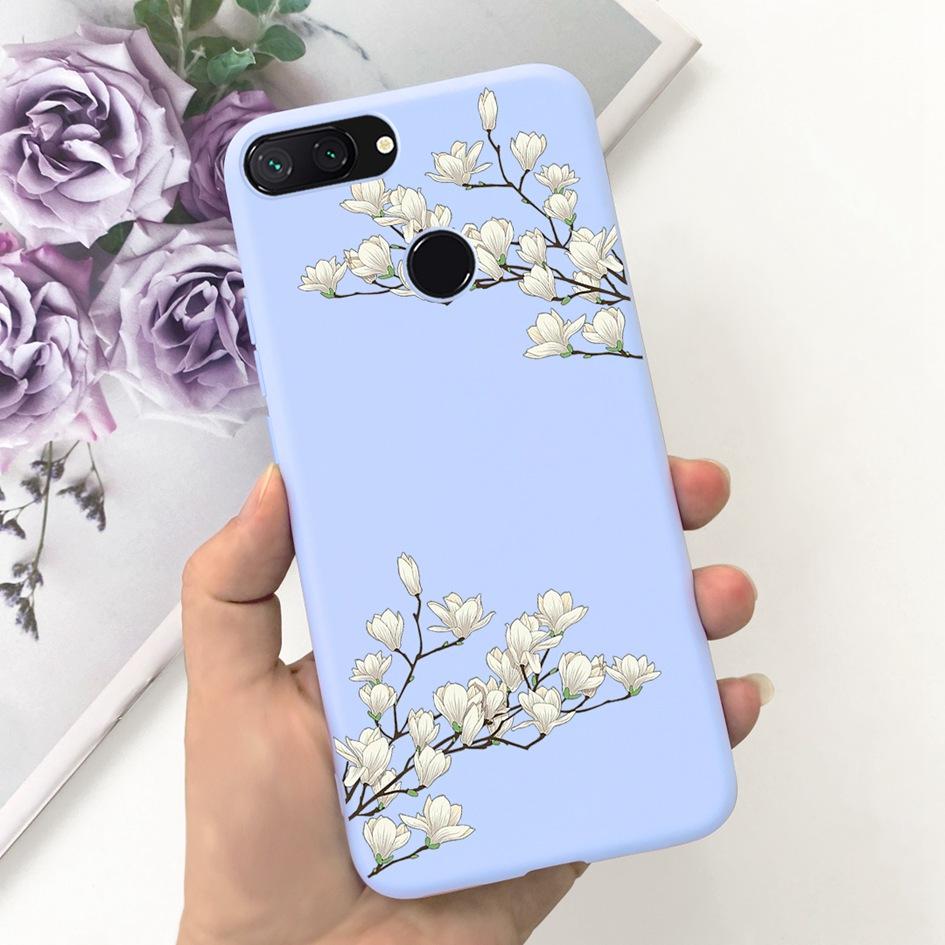 Für Xiaomi Mi 8 Lite Hülle 6,26" Mode Landschaft Mädchen Bumper Weiche Silikon Handyhülle Für Xiomi Mi 8 Lite Funda Mi8Lite Tasche