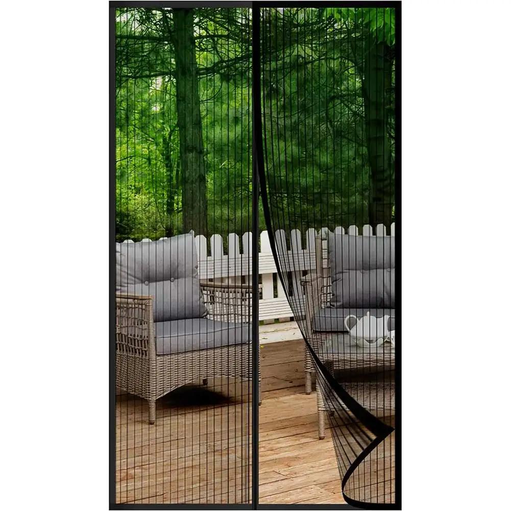 1/3/5pcs Magnetic Screen Door Self Sealing Hands Free Mesh Partition Keeps Bugs Out Pets and Kids Friendly Pending Keep Close