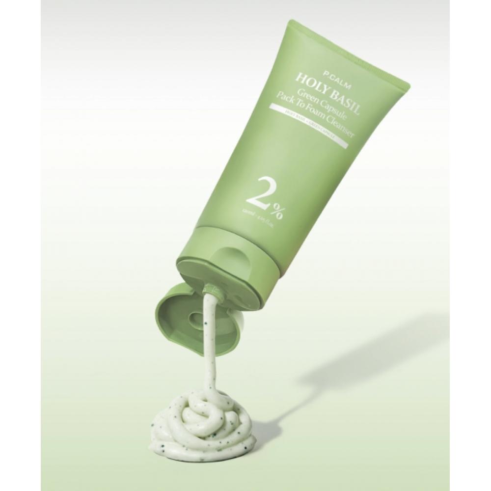 Pcalm Heiliges Basilikum Grüne Kapsel Fakt zu Schaum Reiniger 120ml