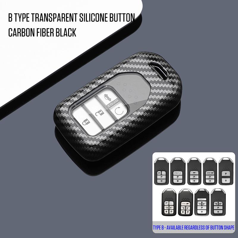 Interior Mouldings For Honda CRV CR-V Fit Civic HR-V HRV City Odyssey XR-V Accord Stepwgn Elysion Pilot Car Key Cover Case Shell