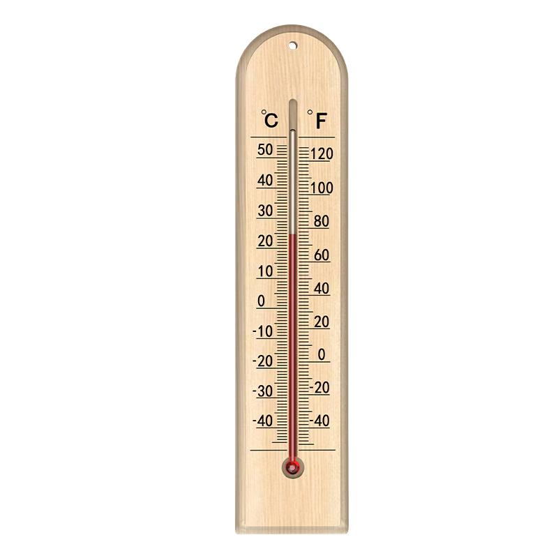 Anymetre High-Precision Wooden Wall Thermometer