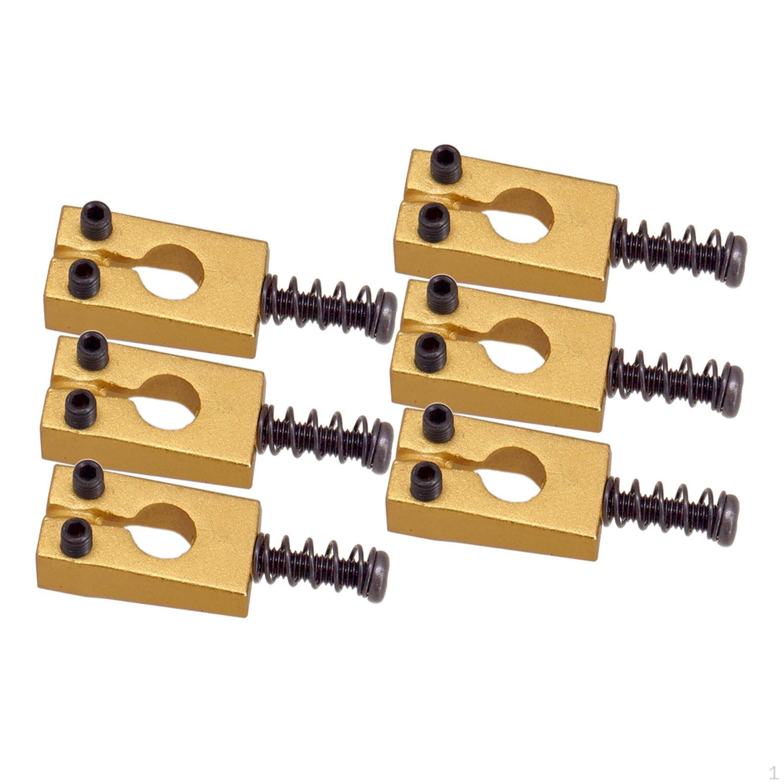 

Гитарные седла 10.5x20 с замком для бриджа ST black screw