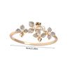 Korean Micro-Paved Rhinestone Flower Bracelet - Elegant Women's Light Luxury Design