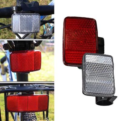 2pz Riflettore Bicicletta Staffe ABS Riflettore Scaffale Notturno