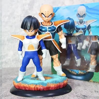 23cm Dragon Ball Z Anime Fighting Suit Krillin Son Gohan Action Figure Pvc Model Statue Collection Decoration Toys Gift Doll