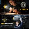 6000mAh Magnetic Work Light Rechargeable,4000LM Magnetic Light with Hook,IP65 Waterproof, 30H Runtime,Portable LED Work Light for Car Repair