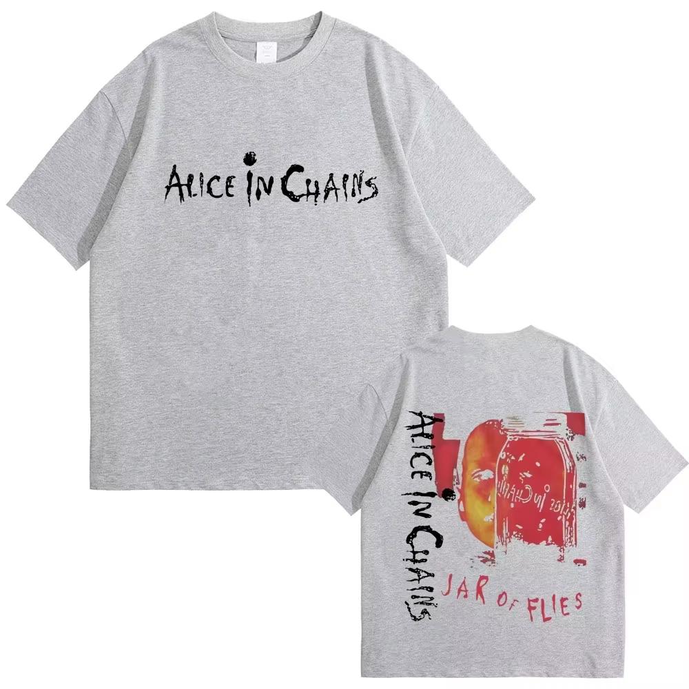 

Rock Band Alice in Chains Jar of Flies Album Tshirt Summer Mens Women Vintage Casual Cotton Top Unisex Fashion Streetwear 4XL