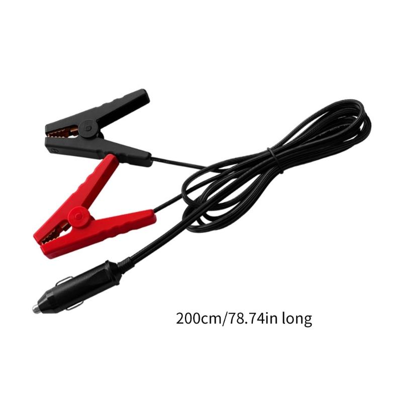 200CM Fahrzeug-Stromkabel mit Batterie-Klemme, 12V-24V Batterie-Ladekabel Geeignet für Verschiedene Elektronische Geräte