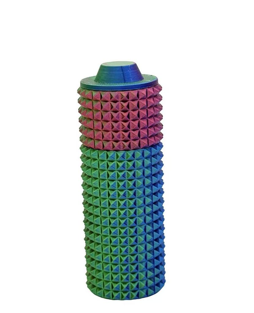 Przenośny kolczasty obrotowy wałek do masażu