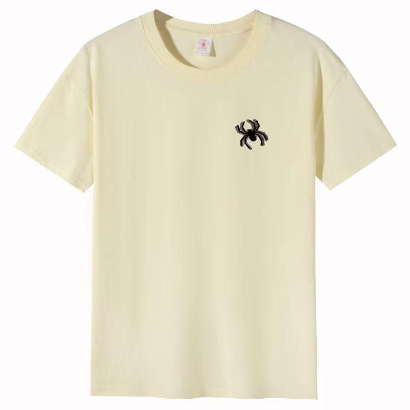 Lady Cotton Short Sleeve T-shirt Women Loose Fashion Medium Sleeve Tops Summer CasualT-Shirt Summer