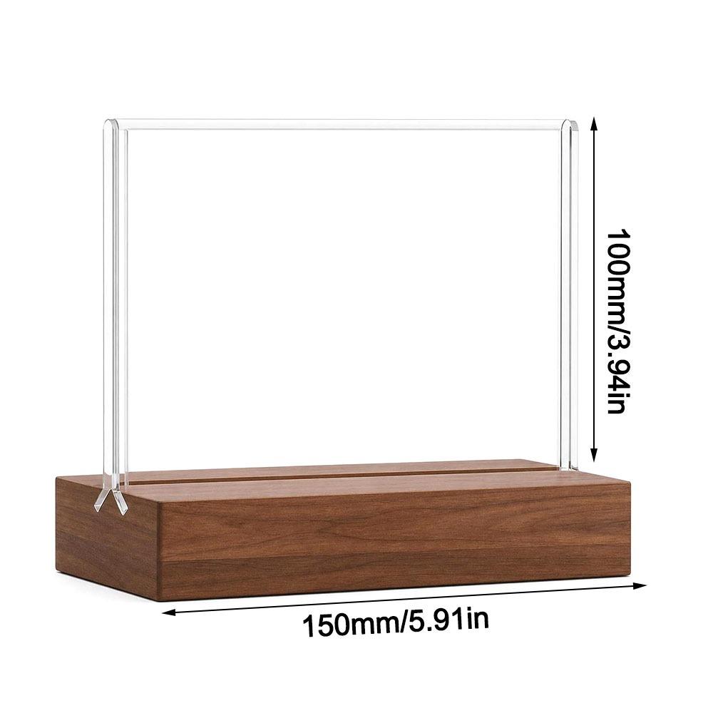 Double Side Clear Bulletin Board A4/A5/A6 Menu Stand Holder Durable Display notice supplies Hotel