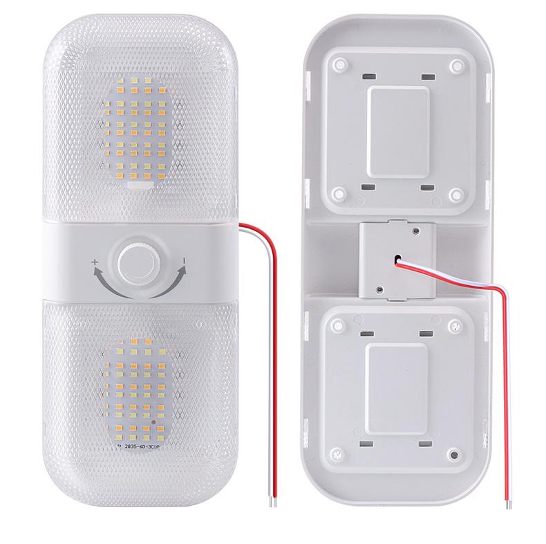 Dual-Color RV LED Interior Light: Roof, Reading, and Truck Cabin Compatible