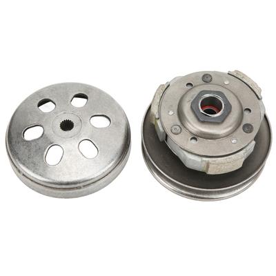 Engine Rear Clutch Assembly with Cover 19 Spline for GY6 150cc 4 Stroke Scooter ATV Go Kart