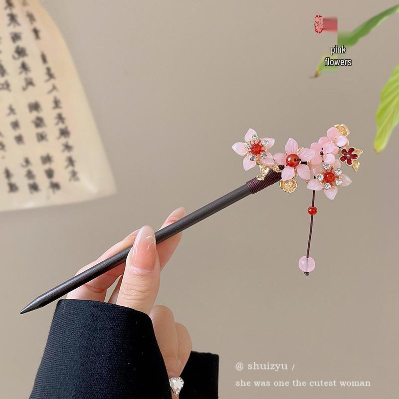Maiglöckchen Quasten Haarnadel für Damen: Elegante Hanfu-Kopfbedeckung im antiken Stil
