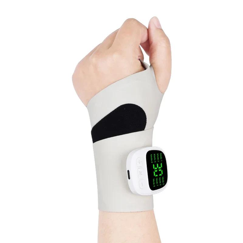 Electric Hand Massage Cordless Wrist Massager USB Rechargeable Vibration Relieves Tenosynovitis Massager for Carpal Tunnel