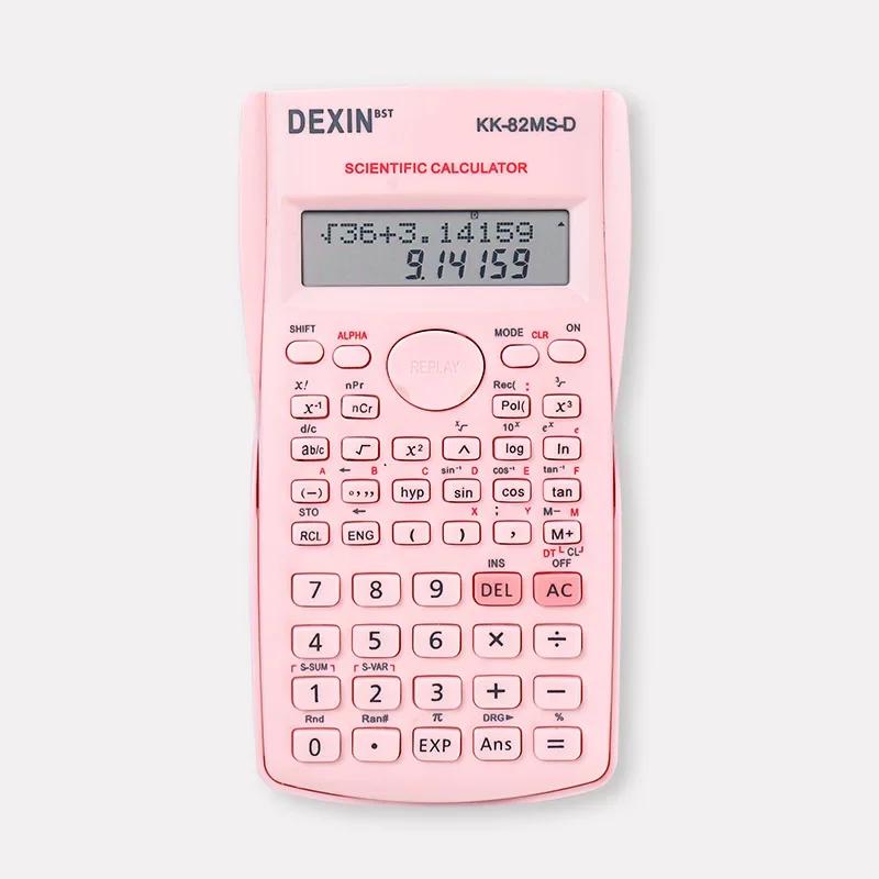 Portable Handheld Student Calculator Scientific Calculator 82ms Creative Color Function Calculator Student School Supplies