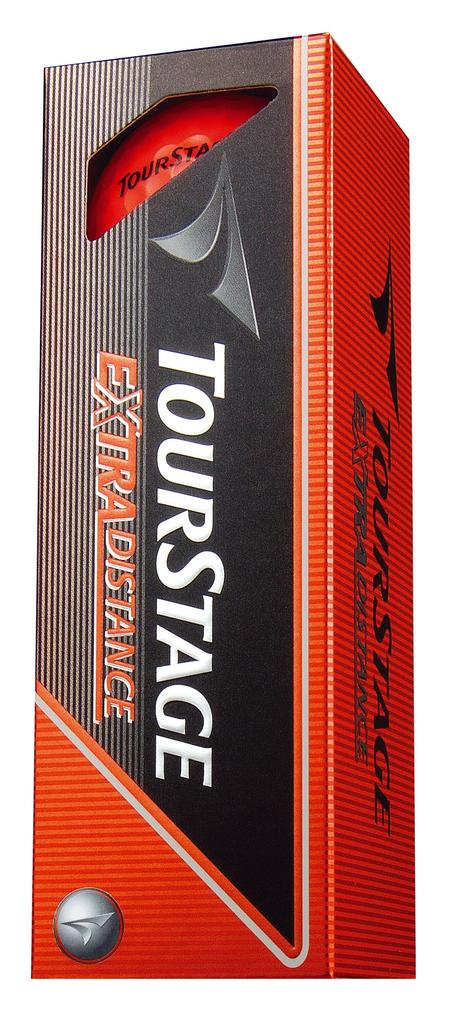 BRIDGESTONE TOURSTAGE Extra Distance Golf 1 dozen TEOX Balls, (12 balls), Orange,