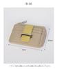 Altro Rose Black Fragment Case with Coin Purse, IC Card Case, Bifold, Women's, Bill Holder, Synthetic Leather, Simple, Pass Case, Elegant, Cute,
