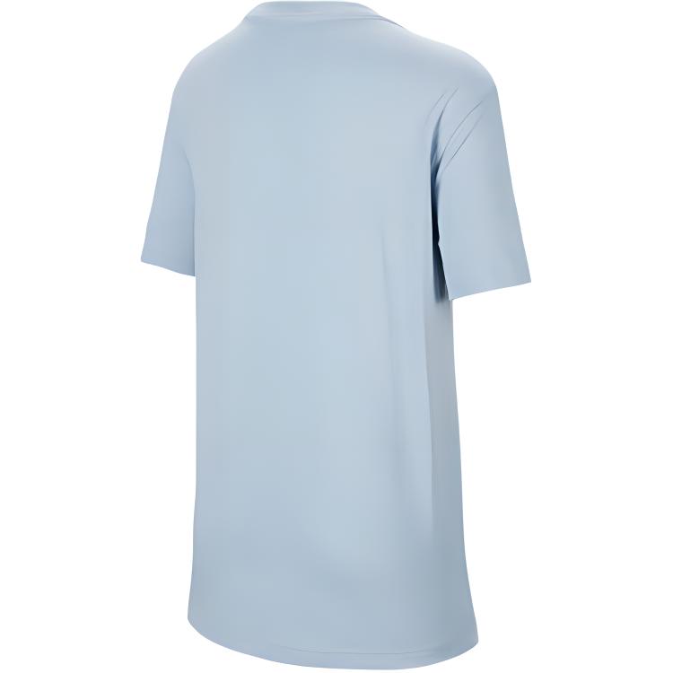 Nike T-Shirt Sportswear Brand Logo Letter Print Loose Round Neck Pullover Soft Comfortable Casual Sports Short Sleeve Kids Tops HJ3961-440