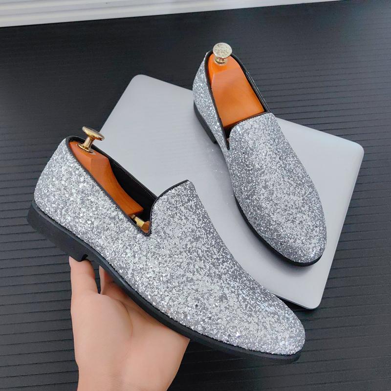 Men's Cusual Leather Shoes slip on fashion Wedding Party Shoes Fashion Men Shoe Mens Loafers Moccasins Driving Flats men shoes