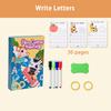 Toddlers Pen Control Books Montessori Learning Toys Tracing Writing Painting Wipe Off Activity Workbook Parish Educational Toys