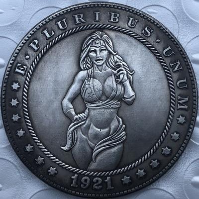 1921 USA VEREINIGTE STAATEN Beauty Hobo Nickel Gedenkmünzen zum Sammeln, Souvenirs, Silber