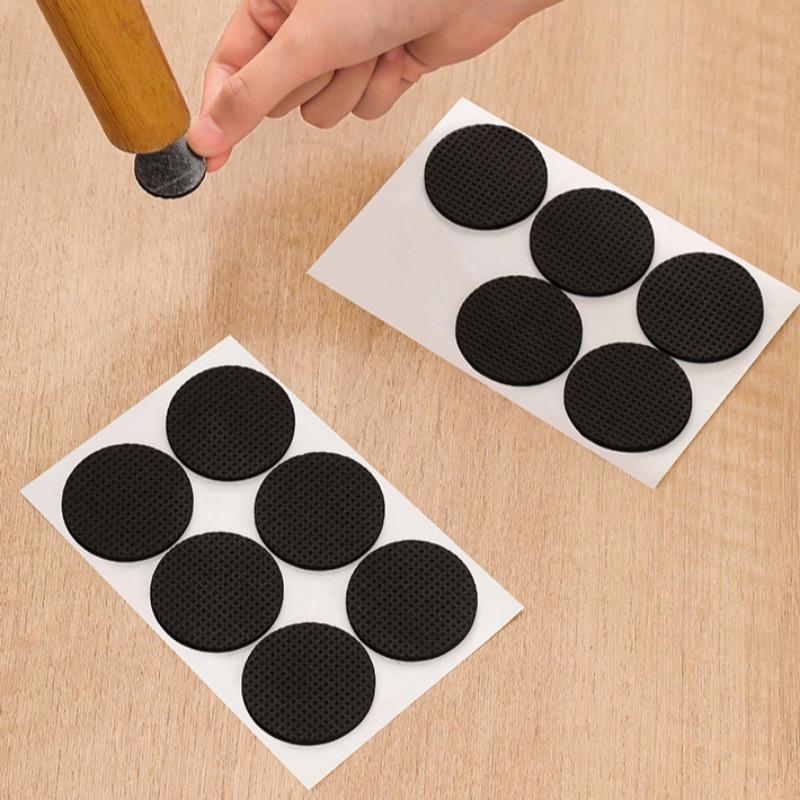 EVA Furniture Pads Premium Floor Protector Chair Felts for Feet Wood Floors Best Hardwood Protect Your Hard Floors! (Black)
