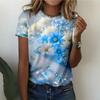 Fashion Versatile Crew Neck Women's Top Casual Loose Short Sleeves Comfortable T-Shirts Women’s