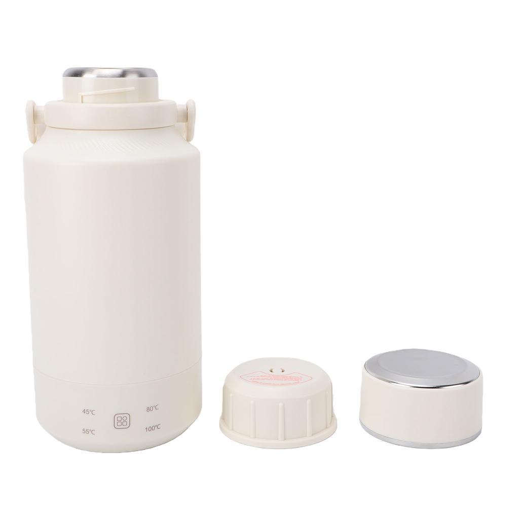 1L Portable Electric Kettle Fast Heating Food Grade Stainless Steel Auto Shut Off Travel Kettle US Plug 110V