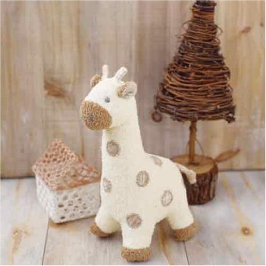 Hamanaka Craft Kit Cotton 21cm "Organic Giraffe" H434-518