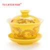 Chinese Traditions Gai Wan Tea Set Bone China Tea Sets Dehua Gaiwan Tea Porcelain Pot Set For Travel Beautiful And Easy Kettle