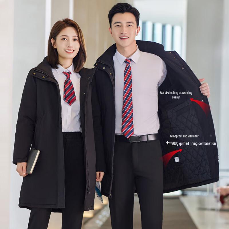 Teluoman Unisex Winter Business Parka