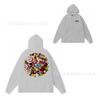 Mens Oversized Hooded Sweatshirt With Letter Print Streetwear Style Cotton Pullover Winter