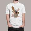 T-shirt CAPTAIN CAVEMAN Dessin Animé Rétro Classique Adultes Enfants