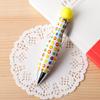 Short Mini Elegant Dot Flower Printed Boho Style Ballpoint Pen For Bowling Shape Pen School Office Supplies