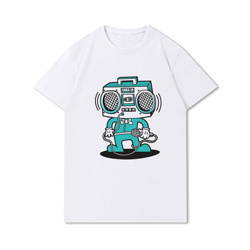 Summer Graphic Men Tees Anime Men's T-shirts Harajuku Tops Short Sleeves Oversized Unisex Shirts