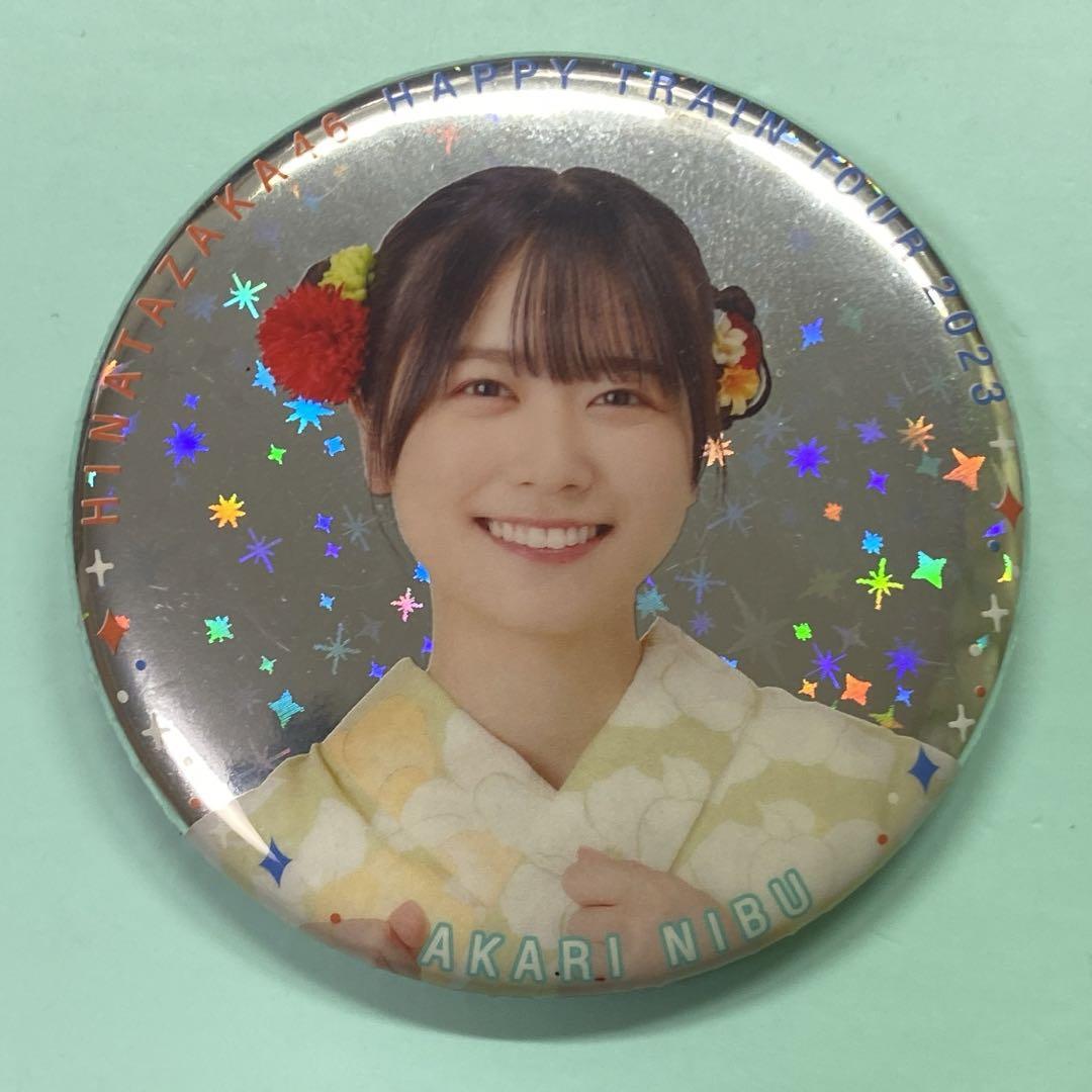 

[USED] Hinatazaka46 Akari Nibu Can Badge Rare