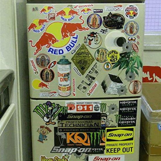 Snap On 1950 Vintage X Decal, Silver, 6.7cm 14.5cm, 0003149-0012